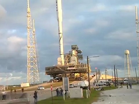 [Ares] Timelapse of Rollout to Pad 39-B