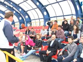 Выступление ЛВС перед студентами RMA