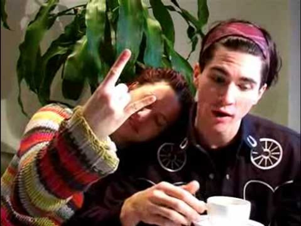 The Dresden Dolls - Amanda Palmer and Brian Viglione look forward to play at the Pinkpop festival