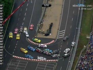 DTM Norisring 2012 Start Pile up