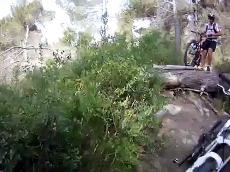 Descente vers Lamanon