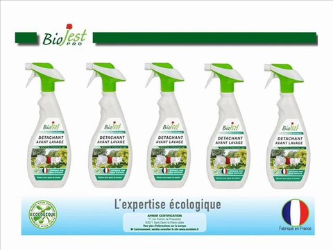 Détachant avant lavage écologique Biojest Pro
