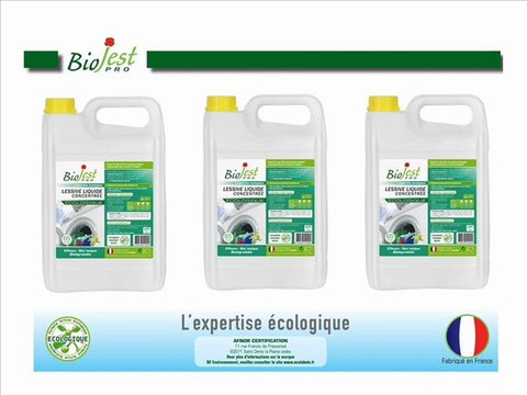 Lessive Liquide Ecologique Biojest Pro