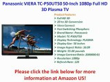 SPECIAL PRICE 2012 Panasonic VIERA TC-P50UT50 50-Inch 1080p Full HD 3D Plasma TV