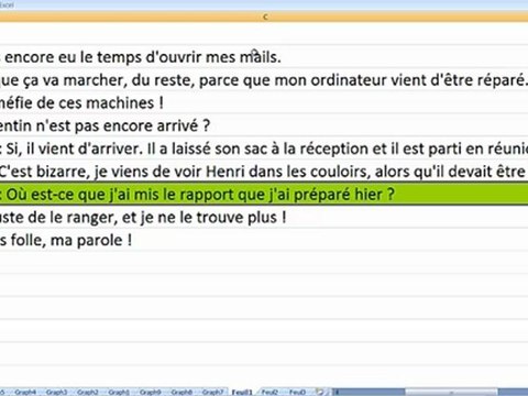 Grammaire en dialogues (2. J'ai faim 3. Un peu de stress au bureau)