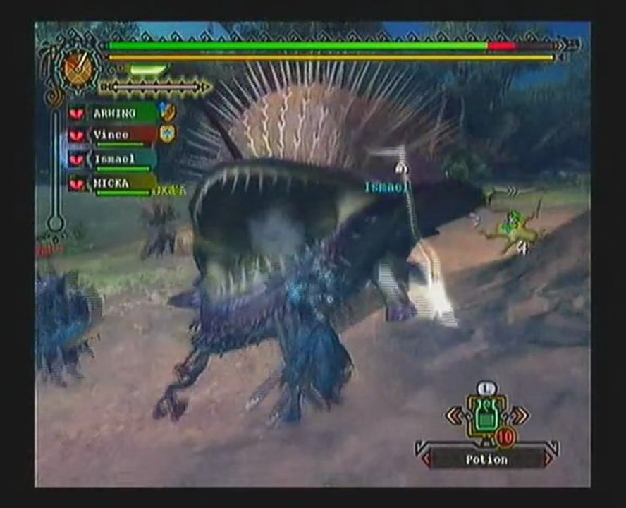 Monster Hunter Tri [05] Gobul sauvage lance FLASH !