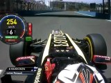 Kimi Raikkonen Valencia onboard Q3