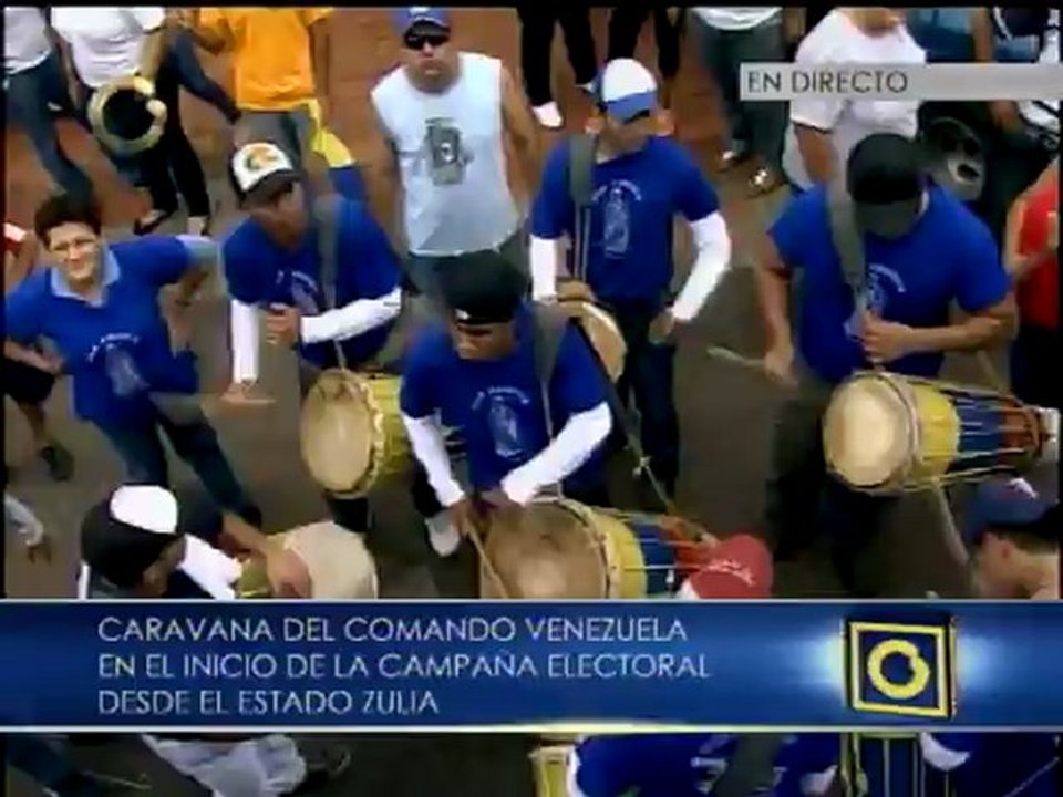 Inicia caravana del triunfo a favor de Capriles en el Zulia