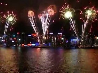 Fireworks as Hong Kong marks anniversary of return to China