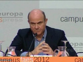 De Guindos el apoyo de la UE al euro