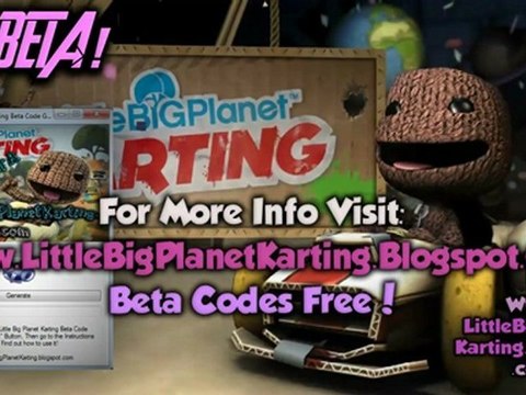 Little Big Planet: Karting BETA Codes FREE Download PS3