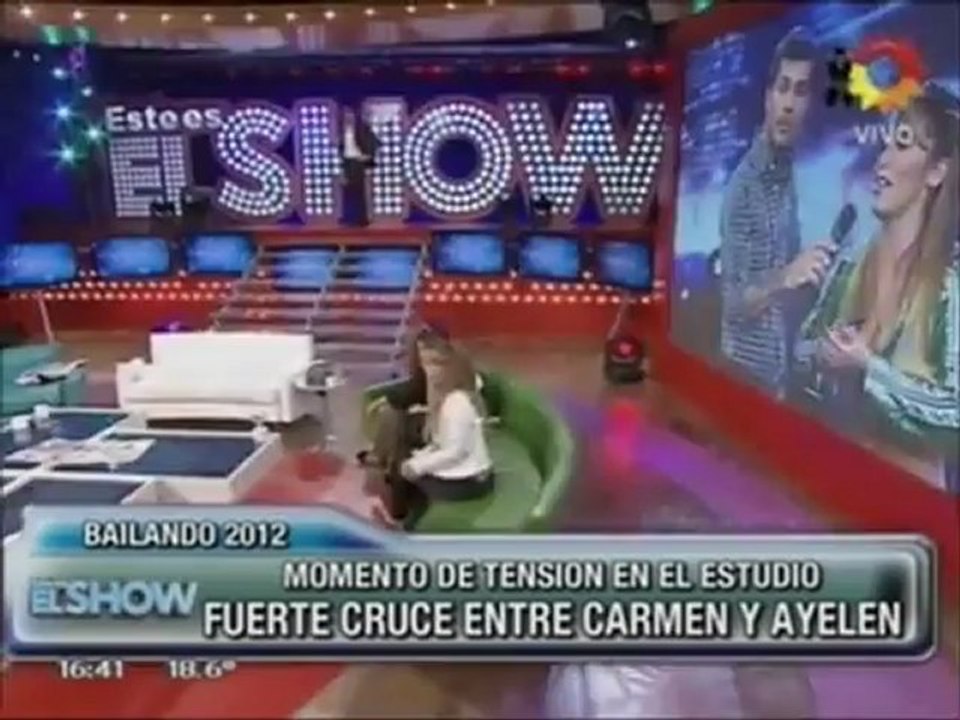 Carmen contra Ayelén Paleo, terrible pelea en Bailando 2012