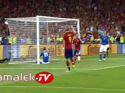 هدف اسبانيا الرابع فى ايطاليا نهائي يورو2012