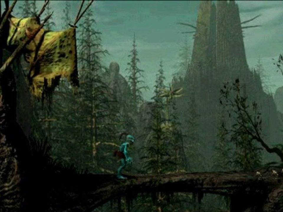 Oddworld l'odysée d'Abe 5 (Paramonia et entré du temple Paramonien)