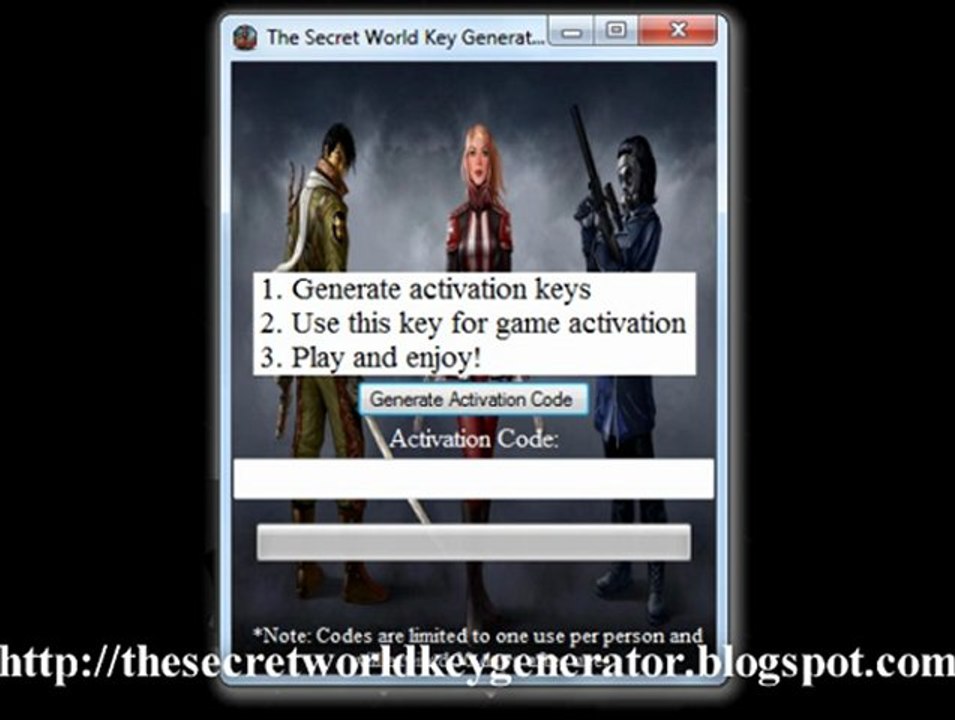 Keygenerator The Secret World