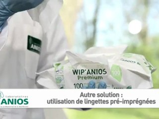Environnement - Nettoyage et désinfection des surfaces hautes