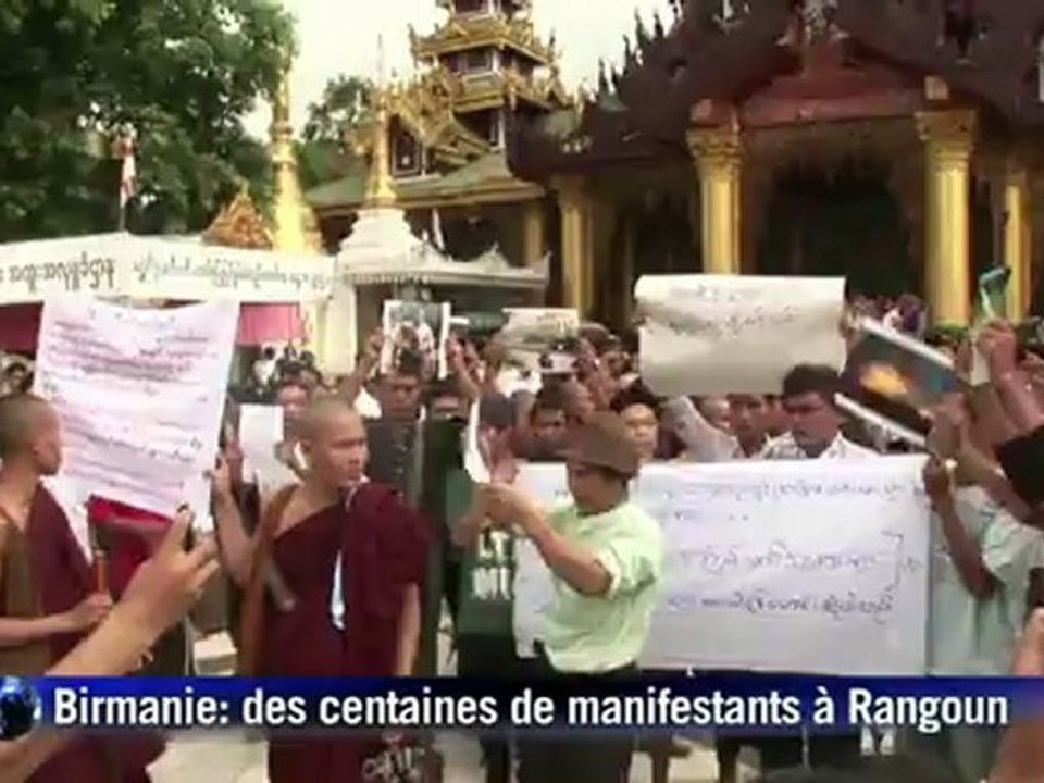 Manifestation en Birmanie