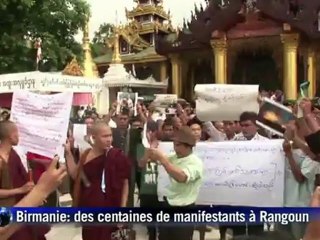 Manifestation en Birmanie