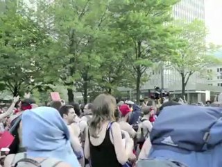 Manifestation à Montréal contre le Grand Prix de F1