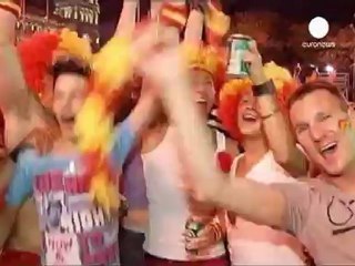 Spain celebrates historic Euro 2012 football win