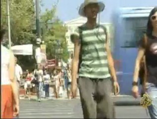 تواصل اعتصام ناشطي اسطول الحرية 2في اليونان