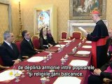 Benedict al XVI-lea l-a primit pe preşedintele Muntenegrului