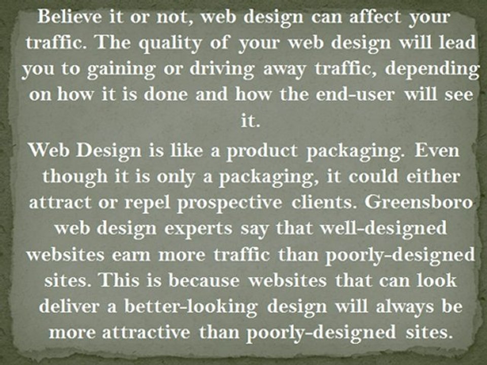 Does Web Design Affect Your Site Traffic