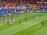 الشوط الاول من مباراة اسبانيا 4-0 ايطاليا - تعليق عصام الشوالي