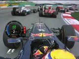 F1 2011 - R02 - Webber onboard start Sepang