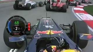 F1 2011 - R02 - Webber onboard start Sepang