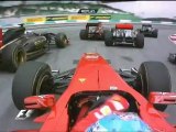 F1 2011 - R02 - Alonso onboard start Sepang