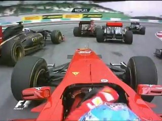 F1 2011 - R02 - Alonso onboard start Sepang
