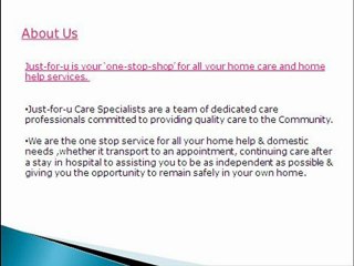 Home Care and Home Help Services
