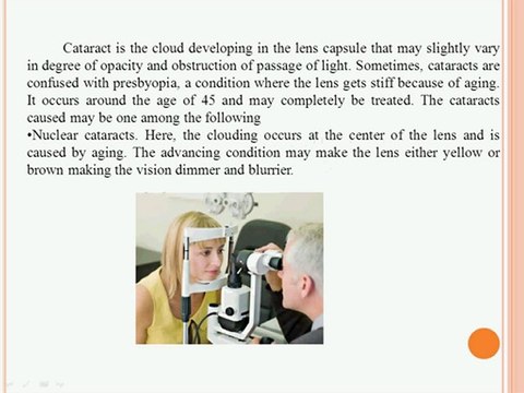 LASIK and Cataract Surgery – Taking Care of the Eyes