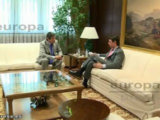 Soria con presidente de Asturias