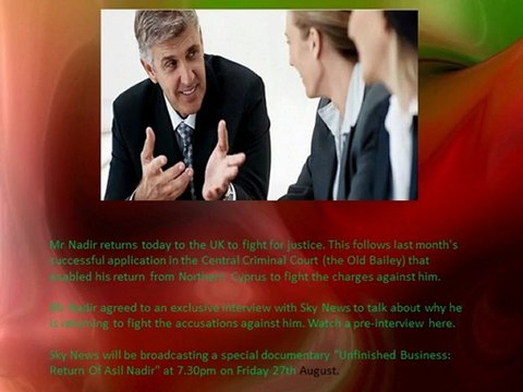 Bark & Co Solicitors - Asil Nadir returns to the UK to fight for justice