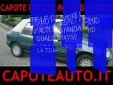 Capote cappotta per Peugeot 205 Roland Garros tela bianca bianco