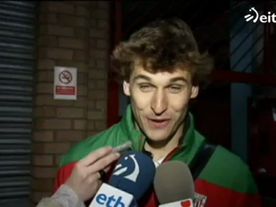 Europa League 2012: Declaraciones de jugadores del Athletic tras ganar en Old Trafford