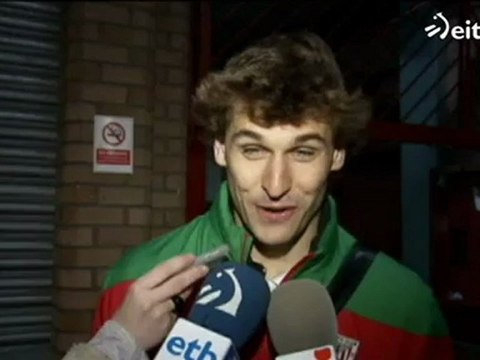 Europa League 2012: Declaraciones de jugadores del Athletic tras ganar en Old Trafford