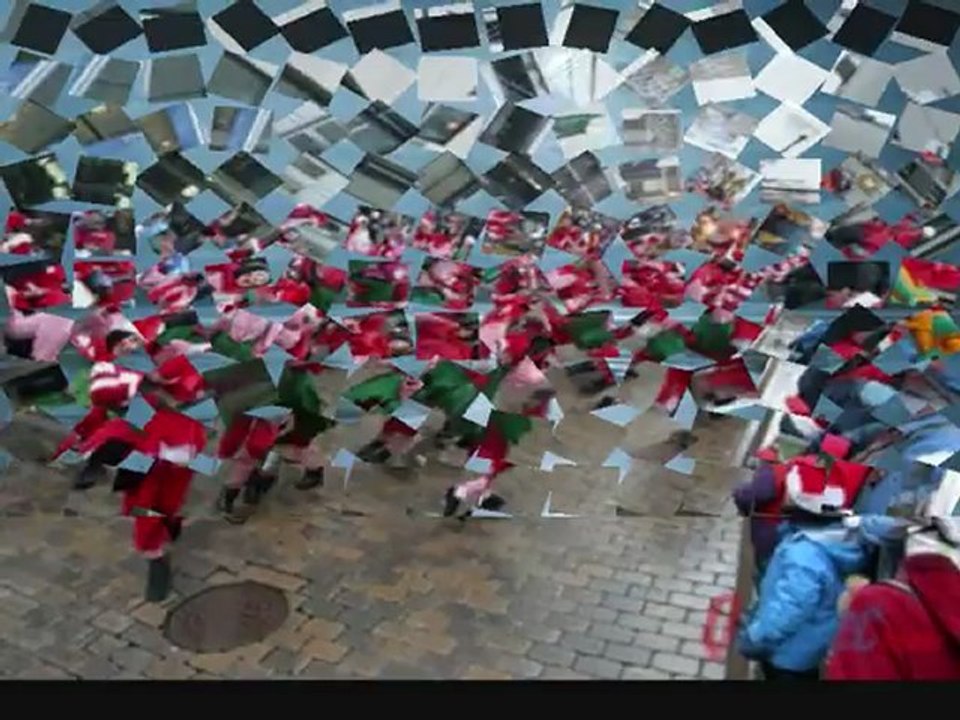 papa noël chante c'est noël