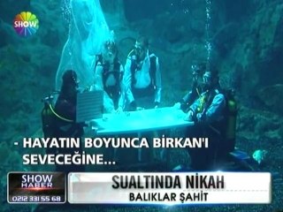 Sualtında nikah - 30 haziran 2012