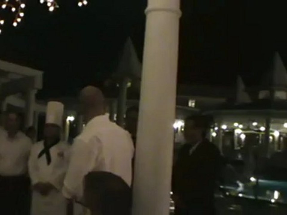 Jameika RIU Palace Tropical Bay Abendessen am Pool Küchenchef Hotelchef Vorstellung