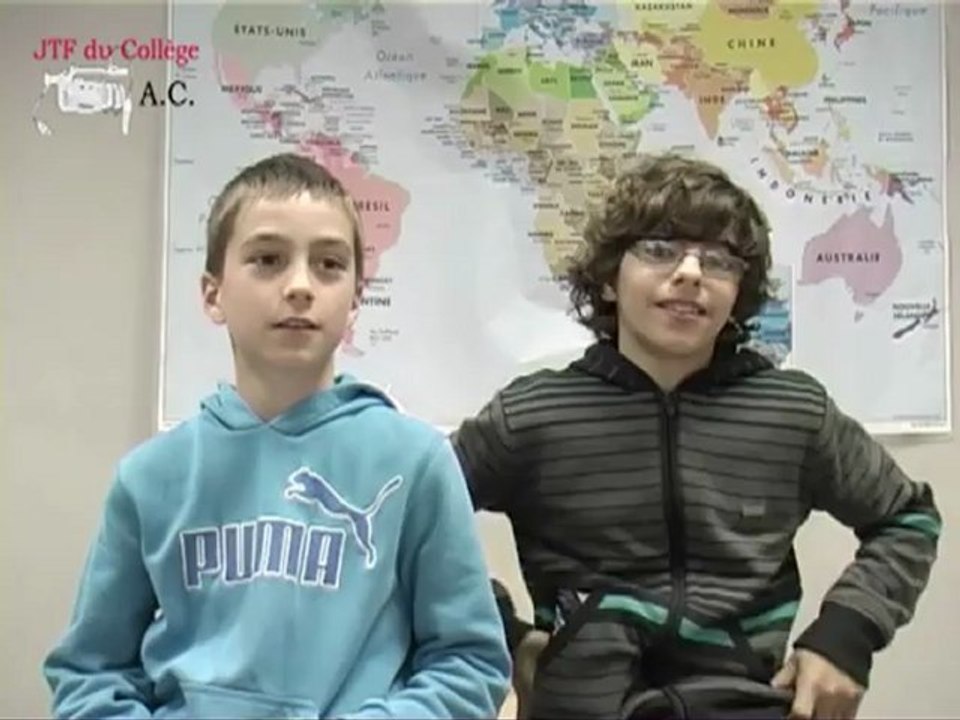 Journal télé du collège Aimé césaire 2012