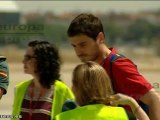 Llegada de la Selección Española de Fútbol a Barajas tras ganar la Eurocopa