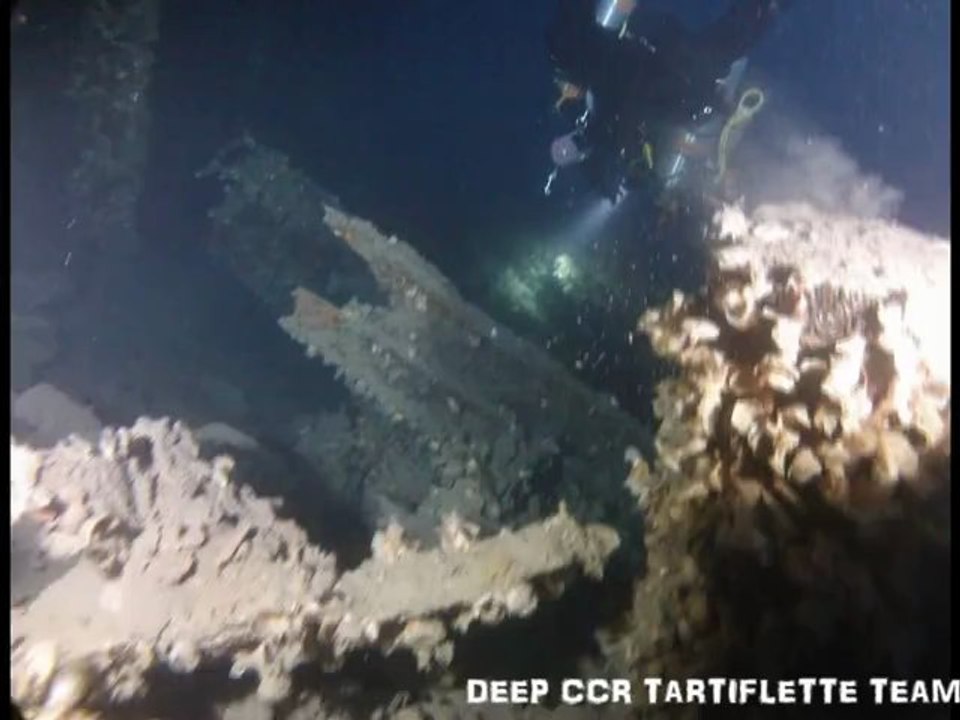 plongee recycleur epave marechal canrobert marseille deep ccr tartiflette team