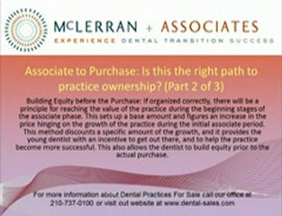 Is It The Right Path to Ownership - Associate Purchase part 2 of 3