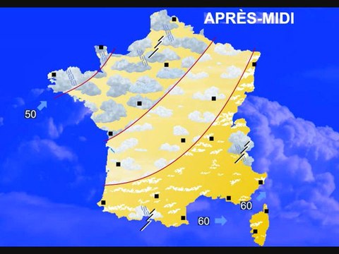 Météo 3 juillet 2012: Averses, orages et douceur !