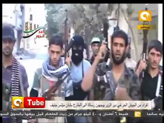 أون تيوب: رسالة الجيش الحر لعنان