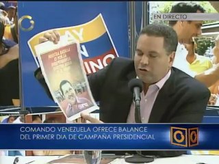 Briquet denunció desproporción en cobertura de medios oficiales