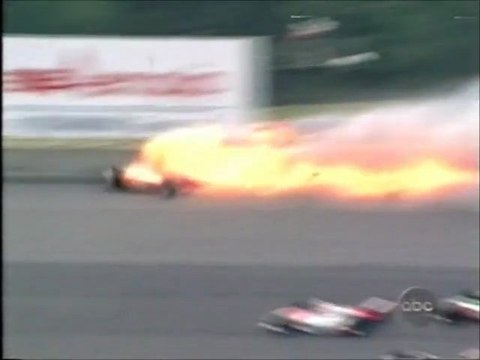 CART Michigan 1996 Huge crash Emerson Fitipalldi